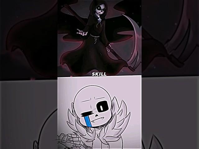 Alpha Sans Vs Reaper Sans || #alphatale #sansaus #underverse #alphasans #reapersans