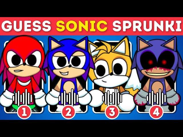 Guess the SONIC SPRUNKI by their Voice | Incredibox Sprunki Sonic Quiz