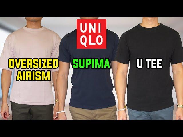 Which Uniqlo T Shirt Is Best FOR YOU? | AIRism VS Supima VS U