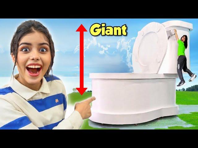 I build the World’s BIGGEST Toilet Seat!! सबसे बड़ी टॉयलेट सीट