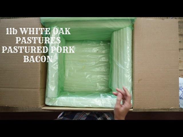 Unboxing White Oak Pastures Complete Breakfast Kit