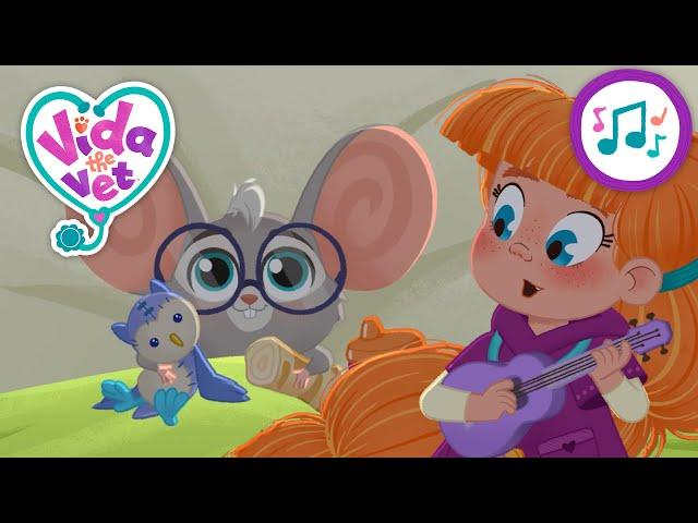 Cute Mouse Needs a Nap Song! @VidaTheVet | Fun Animal Music Videos for Girls | Cute Cartoons