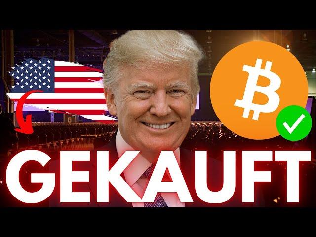 Breaking: TRUMP KAUFT MASSIV BITCOIN! (CNBC Bestätigt)