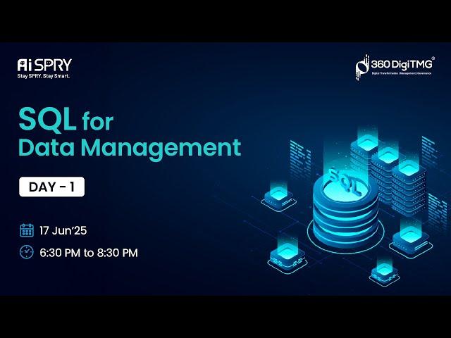 SQL for Data Management | Day 1 | 360DigiTMG