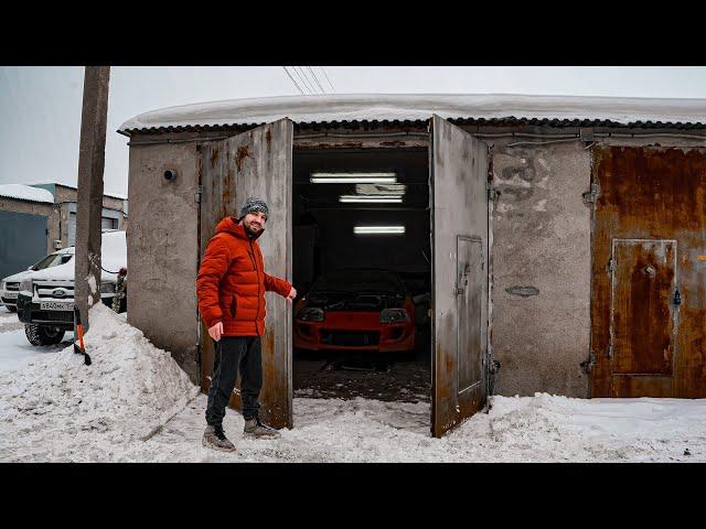 На 10 лет забыли в гараже японский спорткар