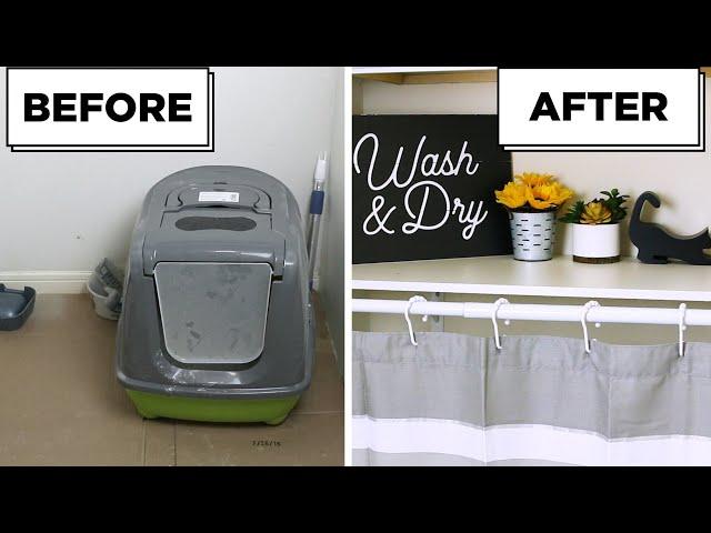 Cat Room & Laundry Room Makeover