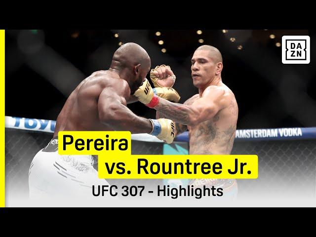 Alex Pereira vs Khalil Rountree Jr. | UFC 307 | DAZN Highlights