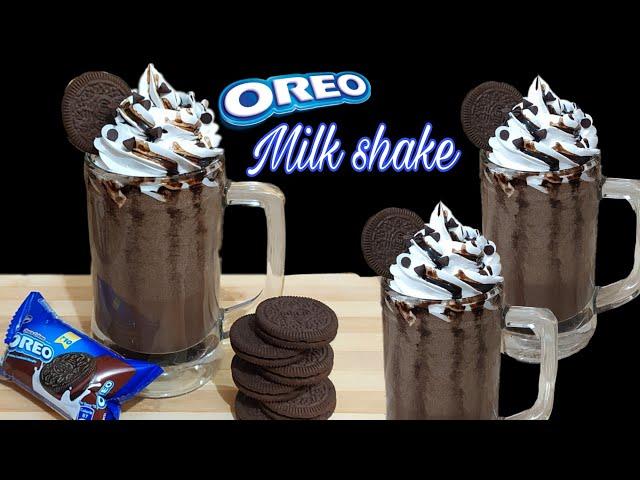 Oreo Milkshake/ Thick creamy Oreo Milkshake/Oreo Milkshake recipe/ chocolate milkshake/milkshake