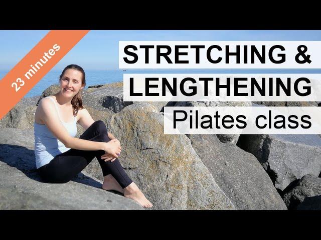 Stretching and lengthening Pilates class | Pilates Live