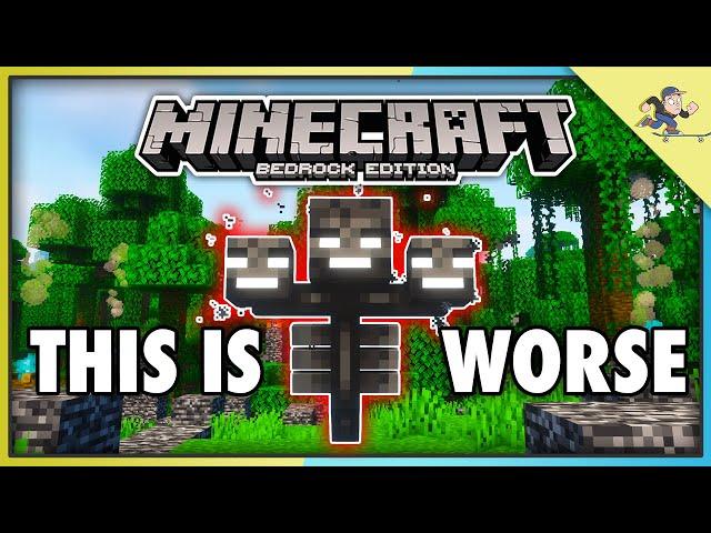 Minecraft JAVA PLAYER Fights BEDROCK WITHER | Is It Really That Bad?