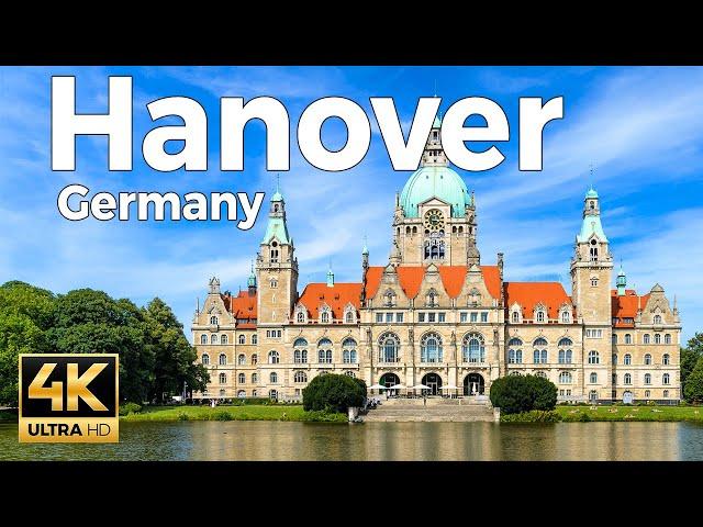 Hanover, Germany Walking Tour (4k Ultra HD 60fps) – With Captions