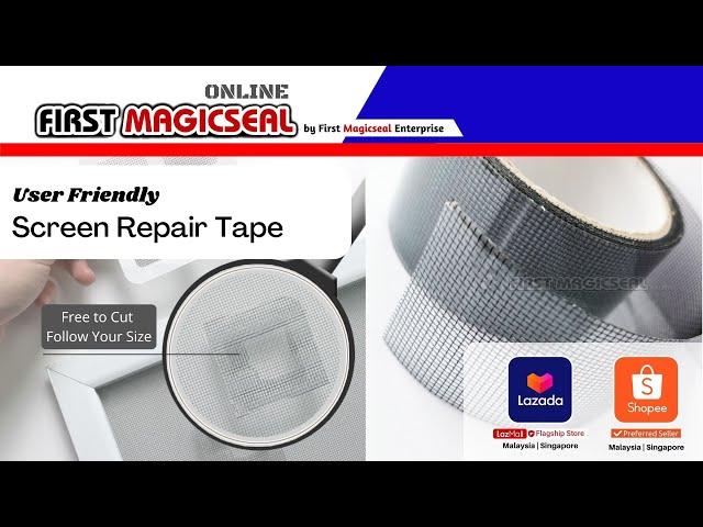 First Magicseal - Screen Repair Tape (5 x 200cm) DIY Repair Kit