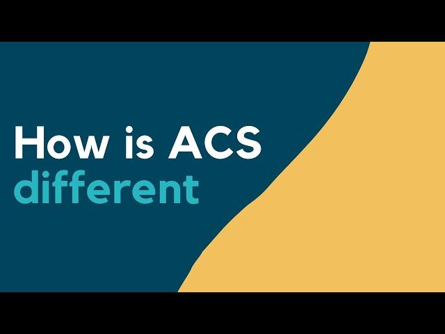 What Online School? What Course? - How ACS is Different?