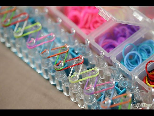 Как плести браслеты из резинок на станке - Rainbow Loom, Loom Bands