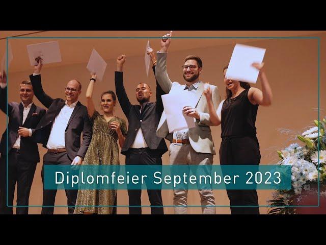 Diplomfeier der Kalaidos Fachhochschule im September 2023