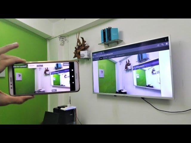 Wirelessly Live Stream Your Phone Camera on Smart TV Screen (Easy)