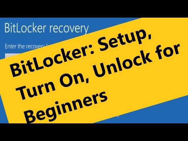 How to Set Up, Enable and Unlock BitLocker on Your USB Drive in Windows