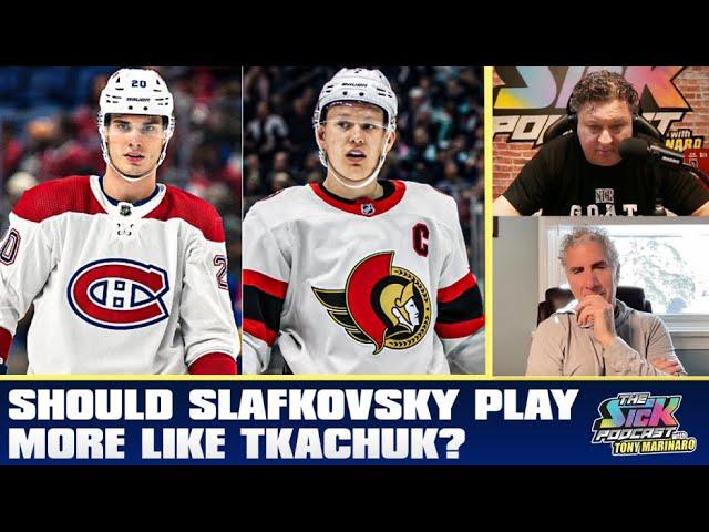 Should Slafkovsky Play More Like Tkachuk? | The Sick Podcast with Tony Marinaro February 19 2025