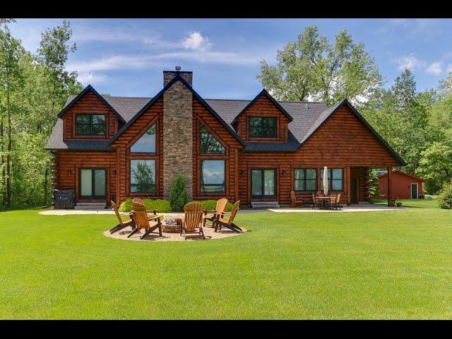 Castle Rock Lake Waterfront Log Home