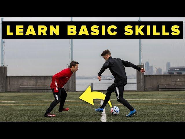 LEARN 5 BASIC FOOTBALL SKILLS | Skills you can use in a match