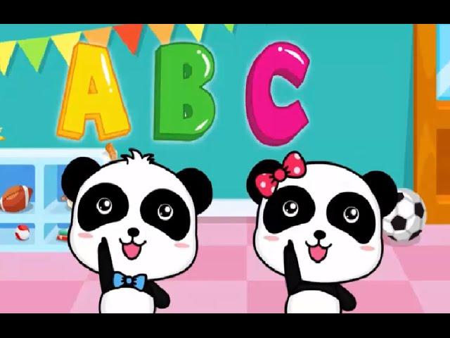 Baby Panda ABC SONG | Play And Learn The Alphabet  | Babybus Kids Games