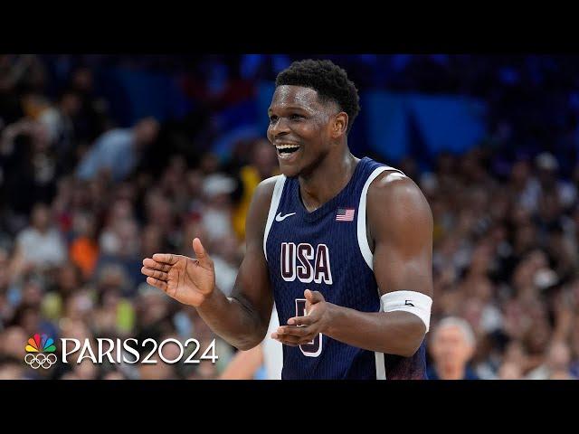 Anthony Edwards put Serbia in the BLENDER with this tidy move | Paris Olympics | NBC Sports