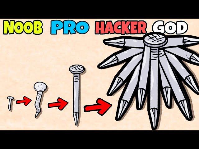 NOOB vs PRO vs HACKER vs GOD in Repair Shot