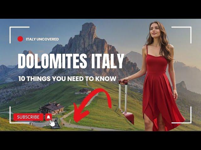 10 Things You NEED To Know Before Visiting The Dolomites Italy