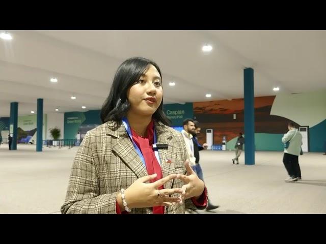 Dominicans for Justice and Peace with Candice Dangilan at COP29