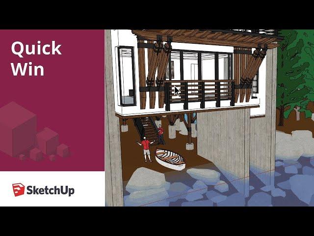 Use Fast Styles to decrease lag in your SketchUp model - Quick Win