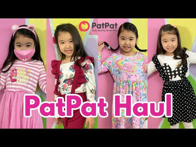 PatPat Haul Unboxing and Trying On Kids Clothes From PatPat