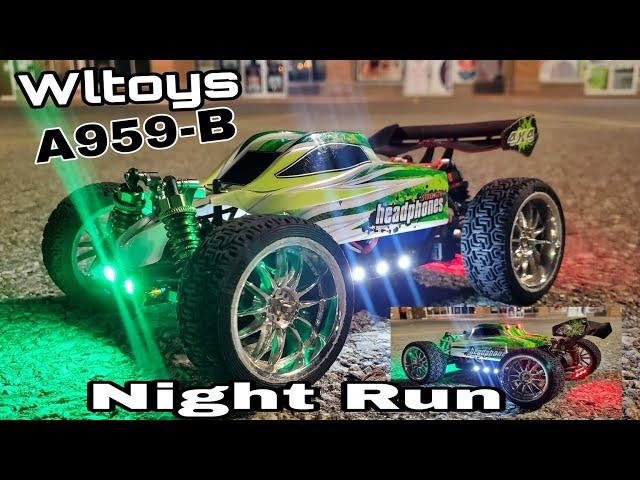 Wltoys A959B - Classic RC Buggy (LED Mod) Night Run