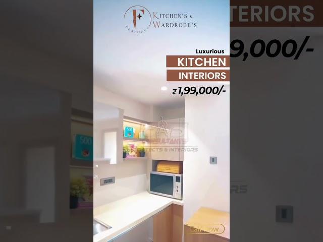 luxurious kitchen interiors #shorts #interior #youtubeshorts #viarlshorts