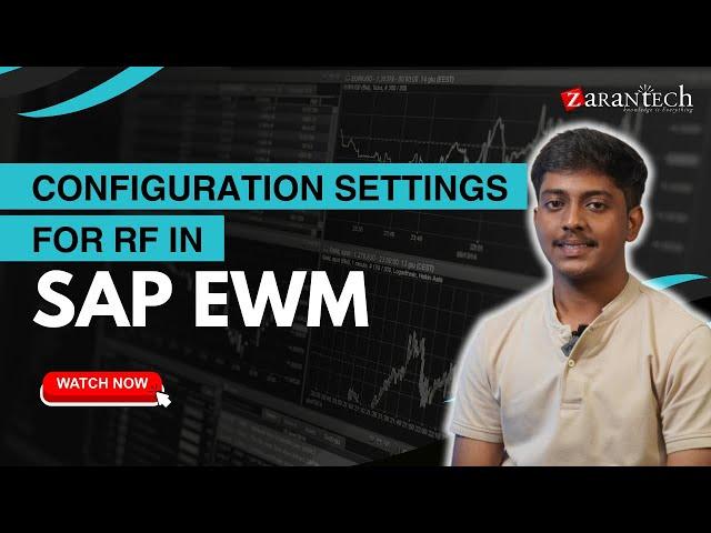 Configuration settings for RF in SAP EWM | ZaranTech