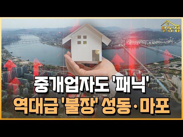 중개업자도 '패닉'…역대급 '불장' 성동·마포 [우동집] / 한국경제TV뉴스