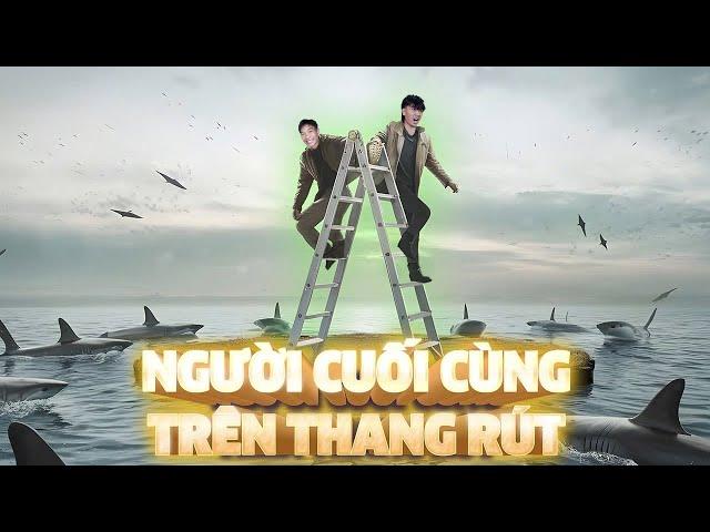 Người Cuối Cùng Sống Sót Trên THANG RÚT Thắng 10 Triệu | Last To Leave Ladder Wins