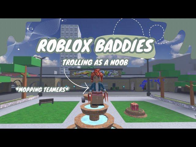 -`´- Trolling as a NOOB in ROBLOX BADDIES again!! -`´-