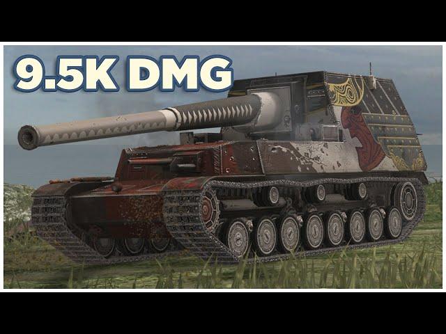 Ho-Ri Type III • 9.5K DMG • 4 KILLS • WoT Blitz