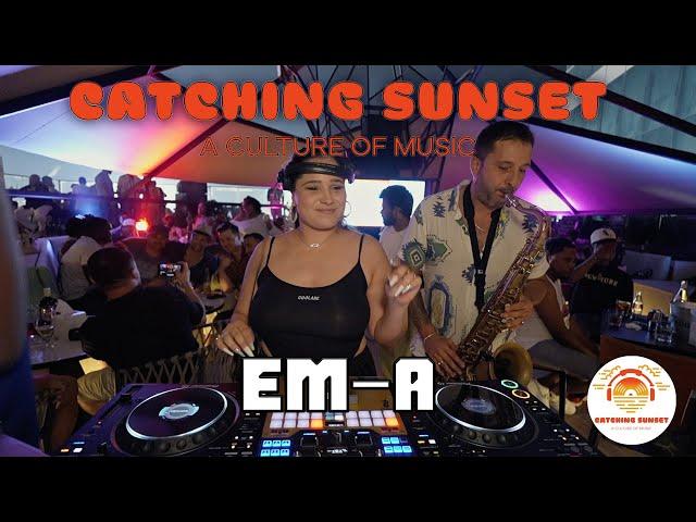 DJ EM-A Live Mix! Afrobeats, Bashment, RnB, Hip-Hop at Catching Sunset Bahrain, Cocoluna HILTON