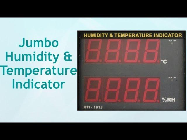 Jumbo Humidity & Temperature Indicator / #insightcontrolsystem