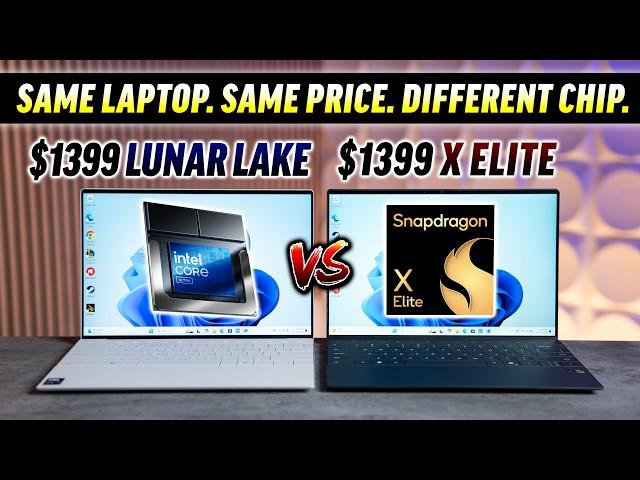 Lunar Lake x86 vs X Elite ARM chip in the SAME Laptop!