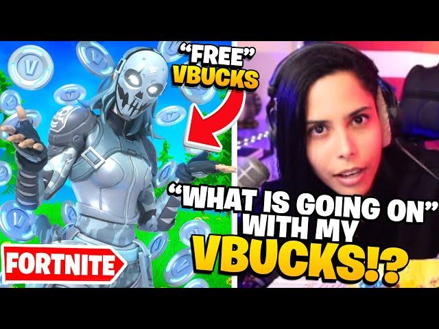 Why Did Fortnite Give Me FREE V-BUCKS ??? - Chica