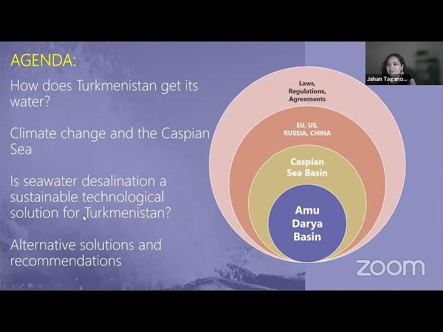 Desalination of the Caspian water | Jahan Taganowa, MS