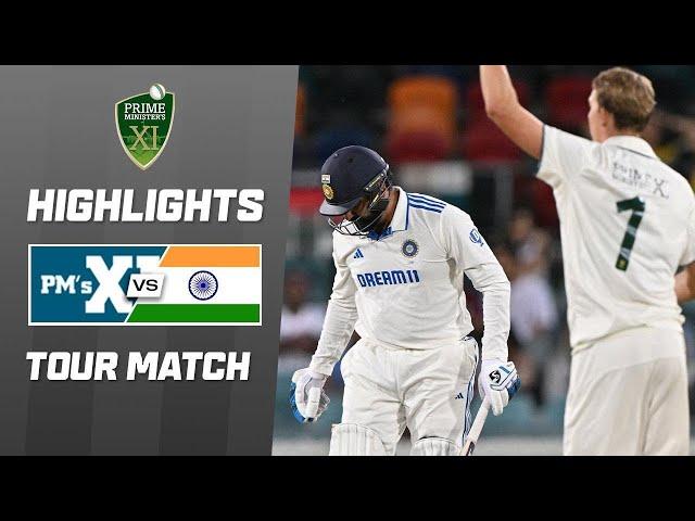 Prime Minister's XI v India 2024-25 | Tour match