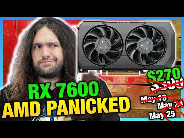 AMD is a Mess: Radeon RX 7600 GPU Review & Benchmarks