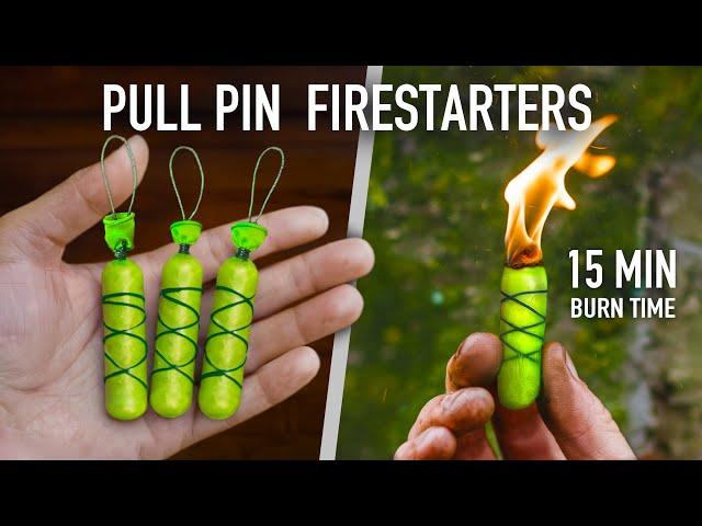 How to Make the Ultimate Survival Pull Pin Firestarter – 15 Min Burn!