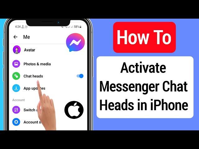 How To Activate Chat Heads in messenger iPhone (New Update 2023) ||