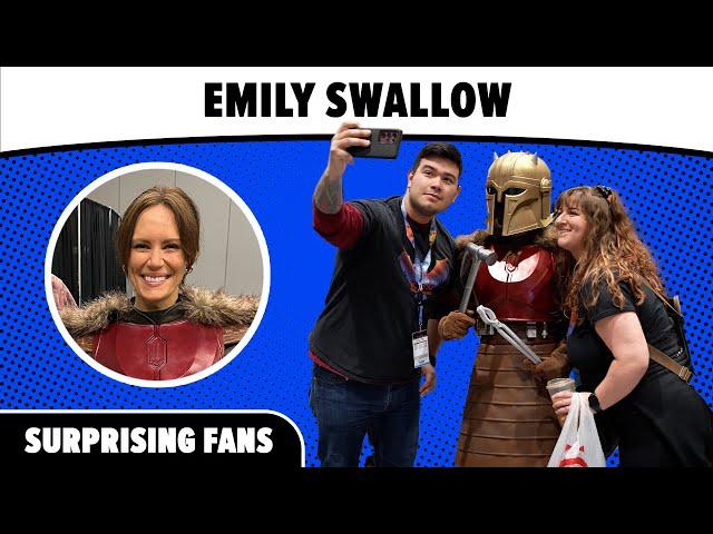 Emily Swallow | Surprising Fans at FAN EXPO | The Armorer, The Mandalorian