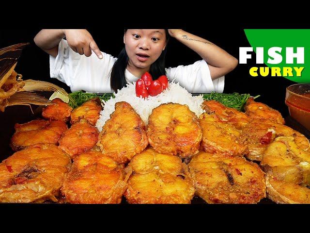 Eating Fish Curry with Rice | Nepali Mukbang | Eating Show