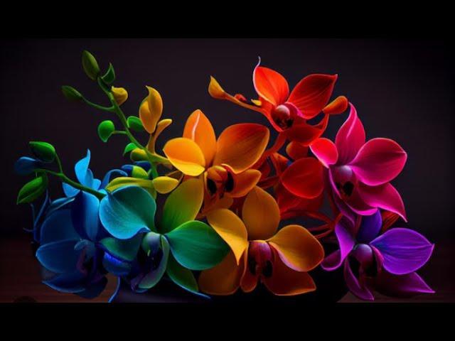 LES FLEURS ARC - EN- CIEL - Stephen Sicard (Logos)